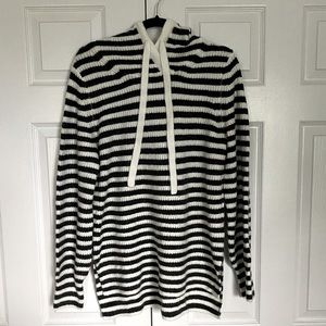 Brand new - Gap striped pullover hoodie sweater - small tall